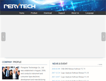 Tablet Screenshot of perytech.com